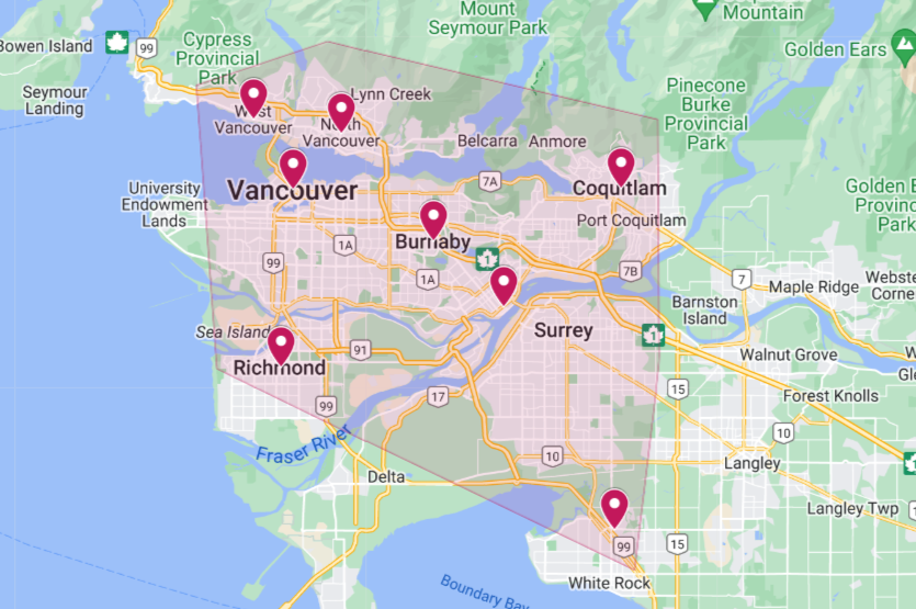 Proudly serving Vancouver, Burnaby, Richmond, New Westminster, North Vancouver, West Vancouver, Coquitlam, and South Surrey with reliable and professional services.