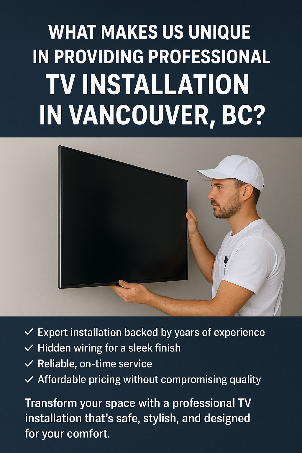 professional TV installation in Vancouver
